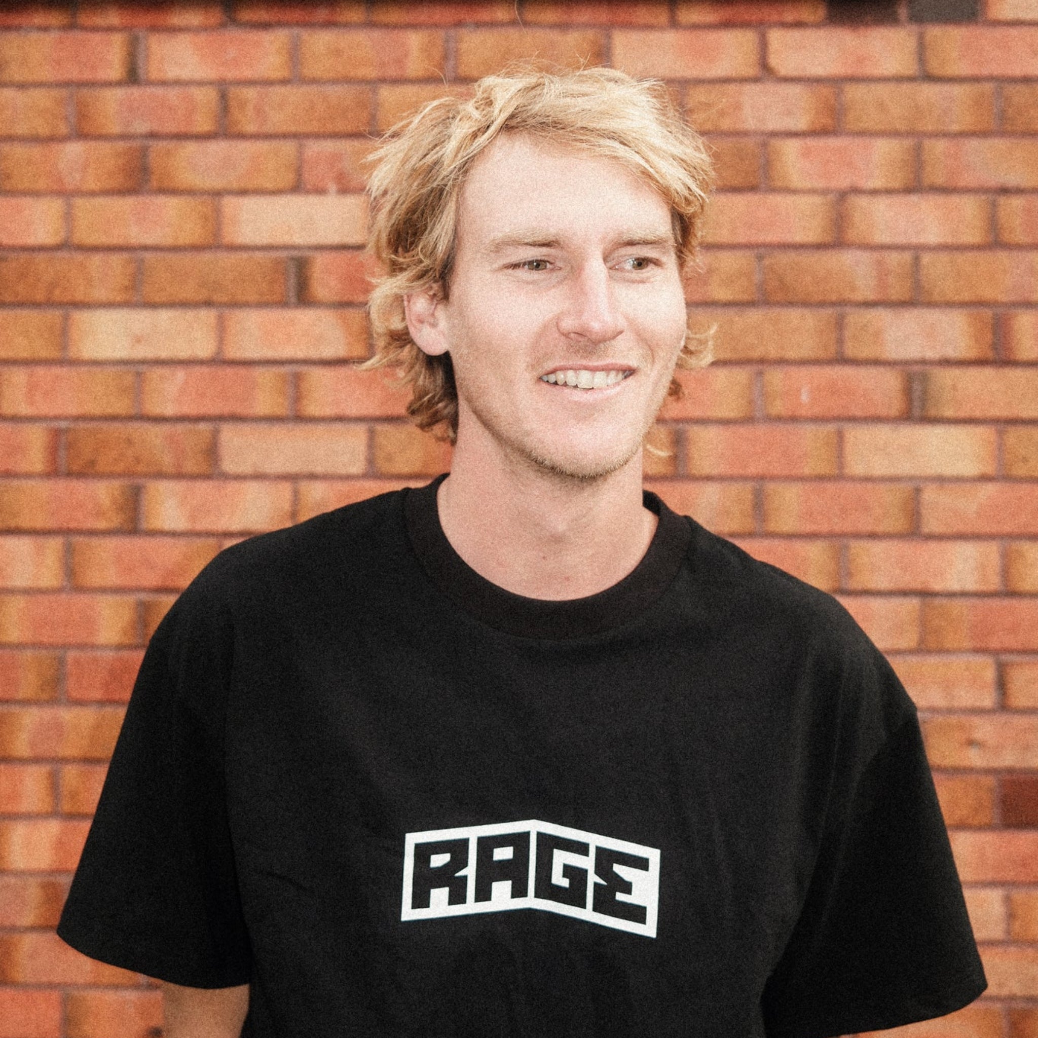 RAGE LOGO T-SHIRT - BLK